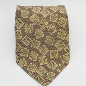 Isaco Accessories - ISACO GEOMETRIC PATTERN TIE Isaco Accessories - ISACO GEOMETRIC PATTERN TIE